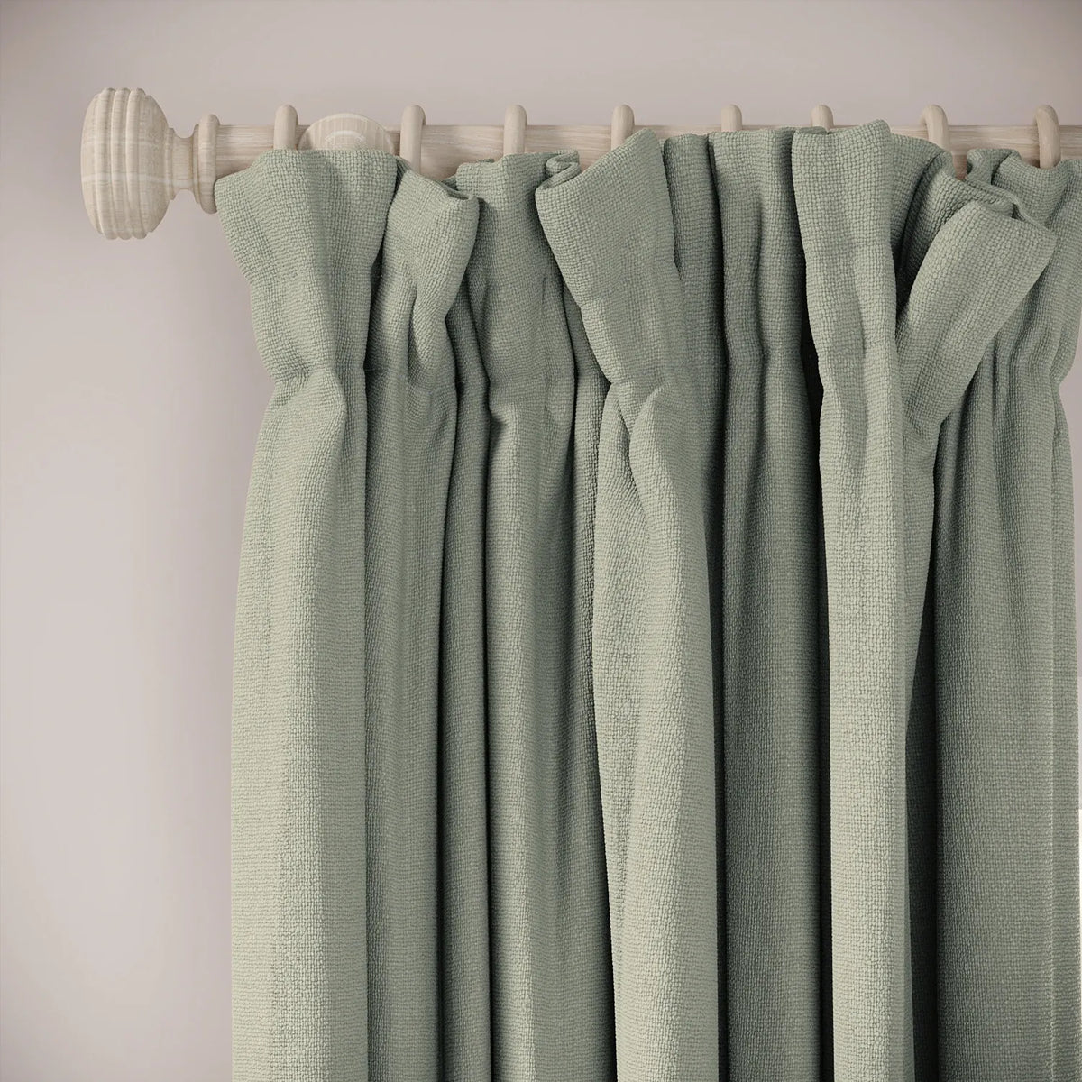 Veg Patch Curtains - Eco Weave - Tidal Pool