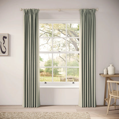 Veg Patch Curtains - Eco Weave - Tidal Pool