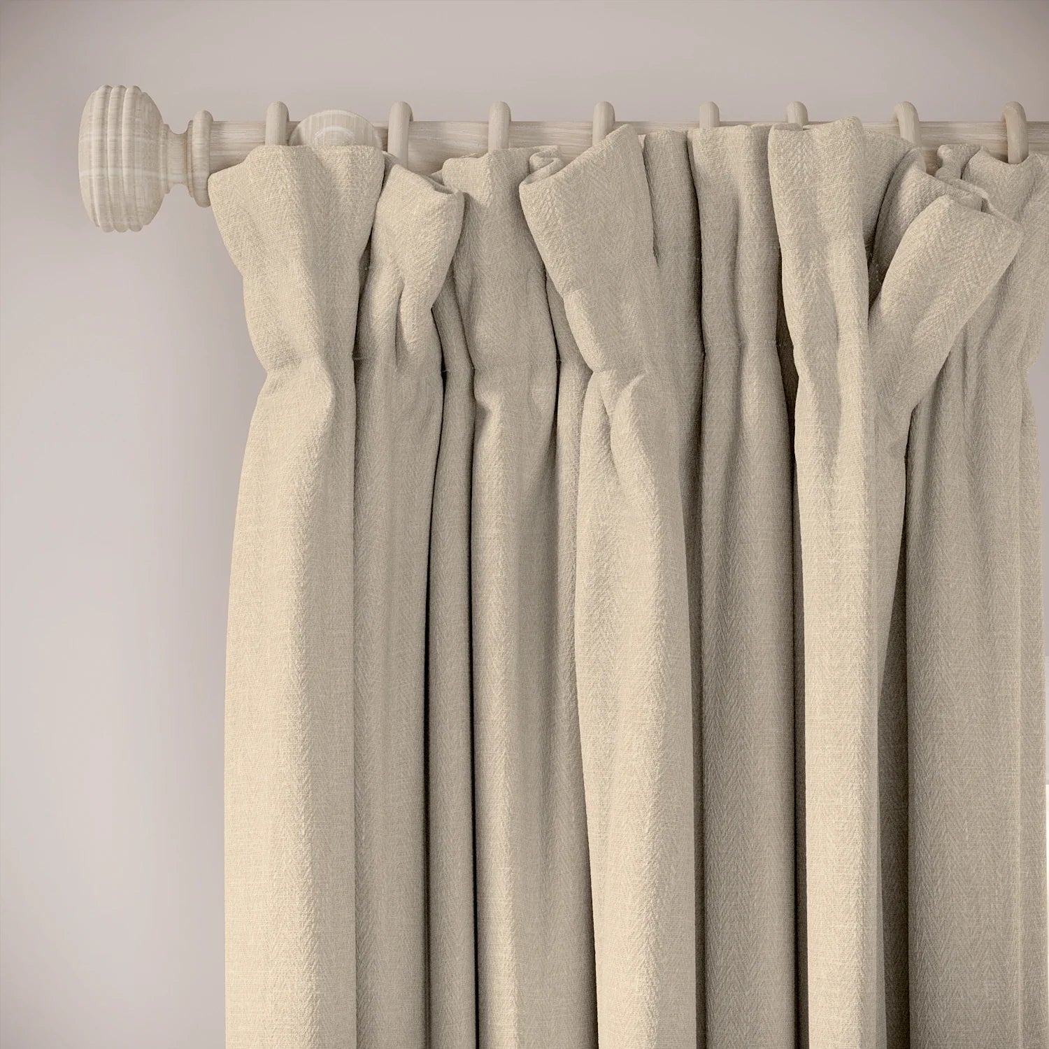 Veg Patch Curtains - House Fabric - Dunnock