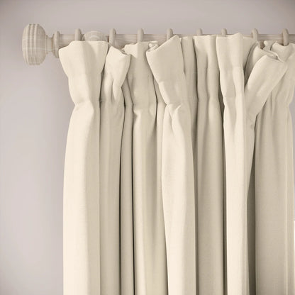 Veg Patch Curtains - Linen Blend - Half Shell