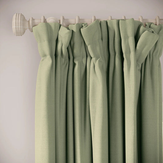 Veg Patch Curtains - Linen Blend - Mint Julep