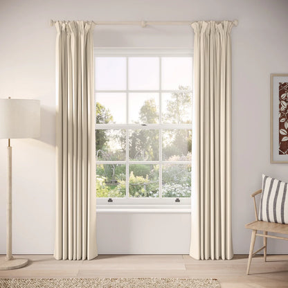 Veg Patch Curtains - Linen Blend - Ostrich Egg