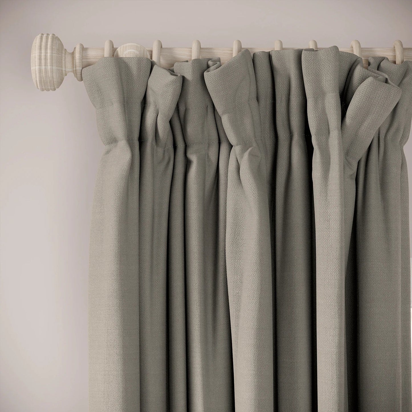 Veg Patch Curtains - Linen Blend - St Clements