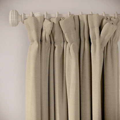 Veg Patch Curtains - Pure Linen - Biscotti