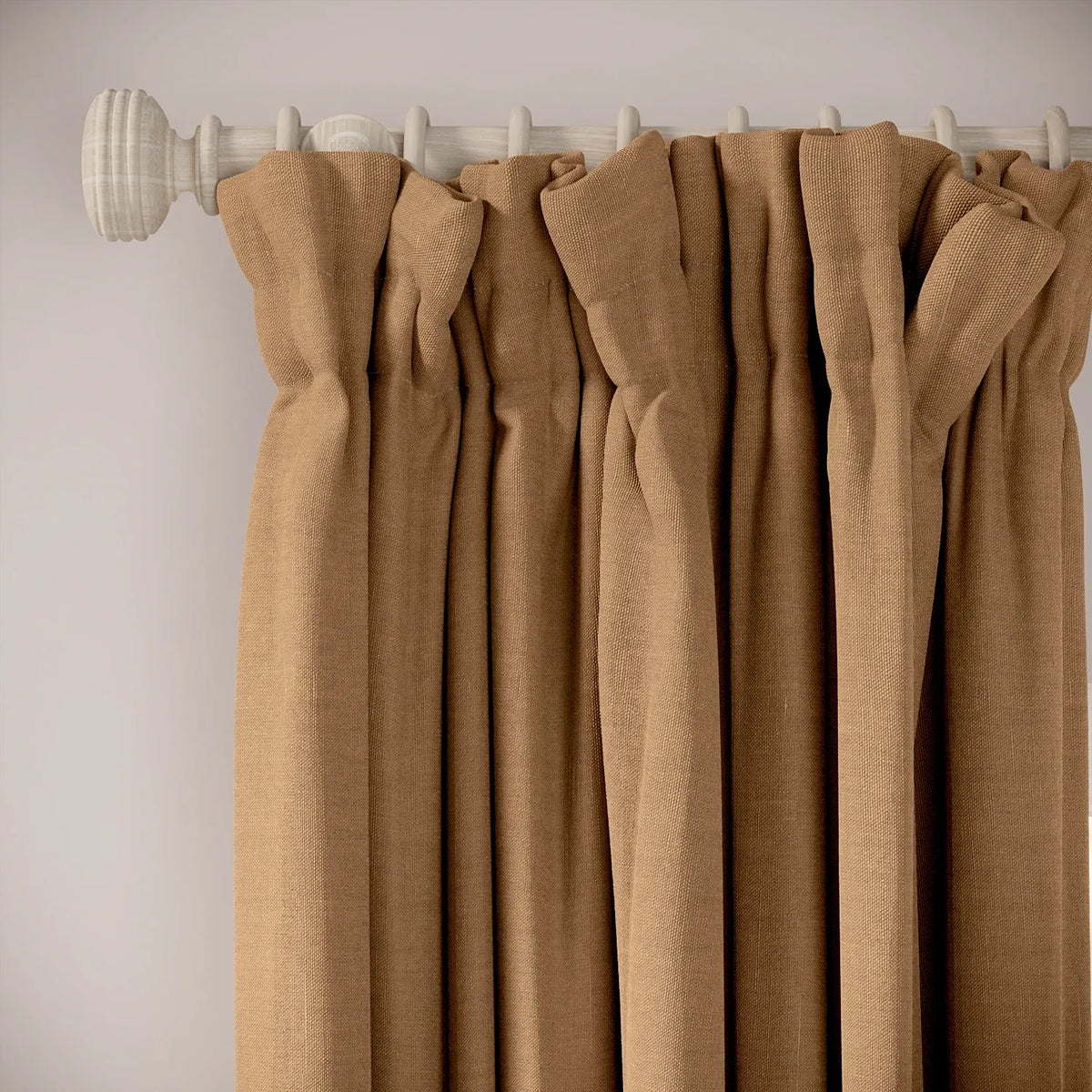 Veg Patch Curtains - Pure Linen - Dust Bunny