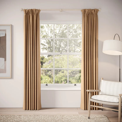 Veg Patch Curtains - Pure Linen - Dust Bunny