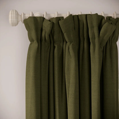 Veg Patch Curtains - Pure Linen - Mossify