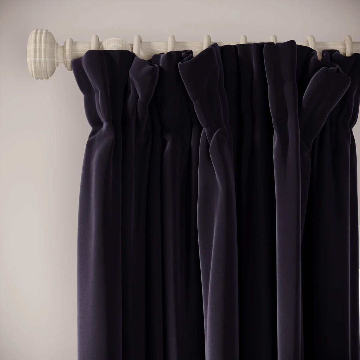 Veg Patch Curtains - Soft Velvet - Bramble Jam