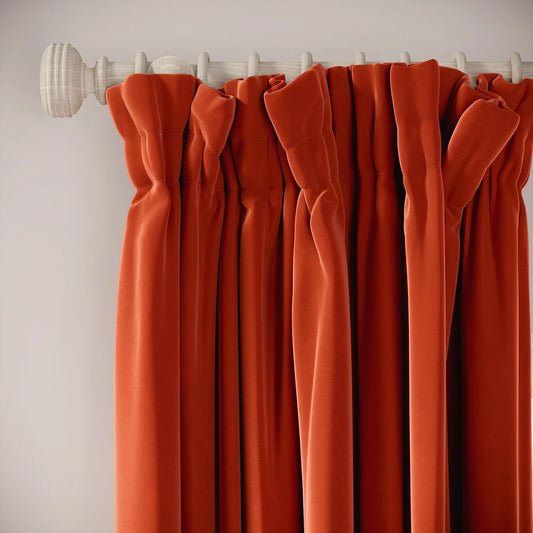 Veg Patch Curtains - Soft Velvet - Logburner