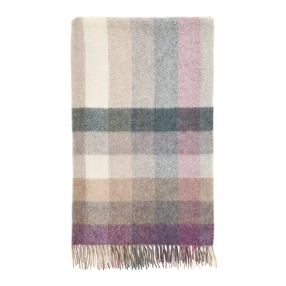 Woodale Wool Throw - Heather