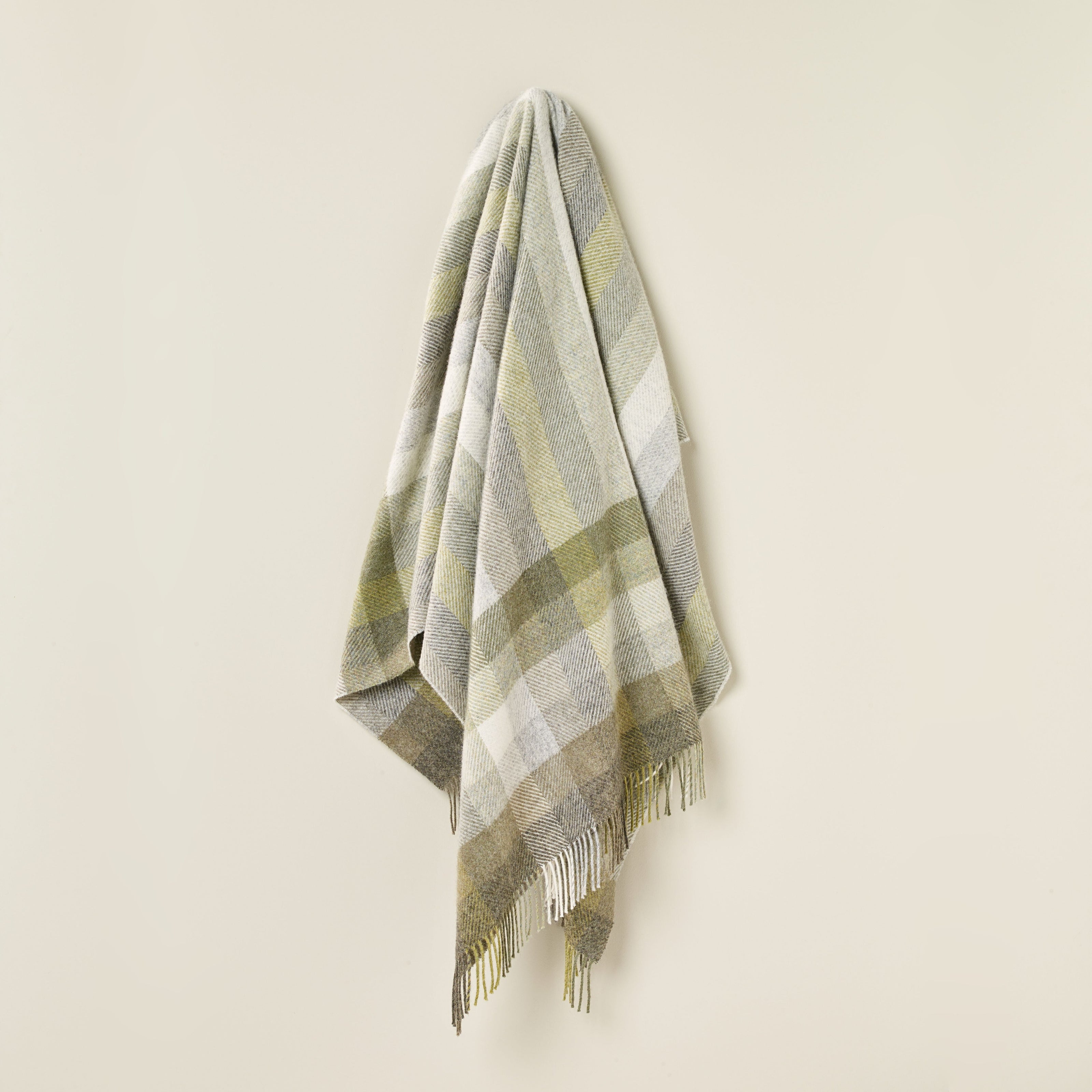 Woodale Wool Throw - Olive