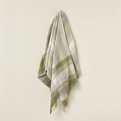 Woodale Wool Throw - Olive